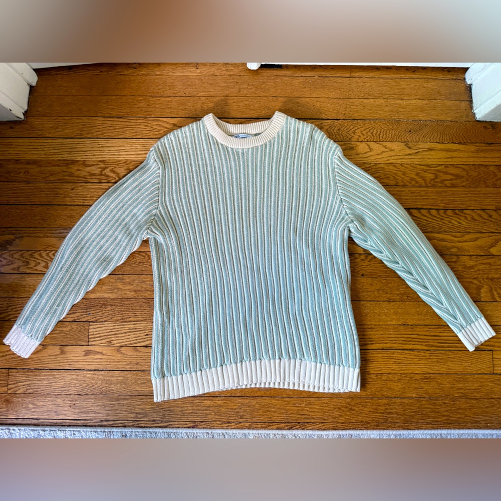 Zara Ribbed Knit Sweater - Size Medium
